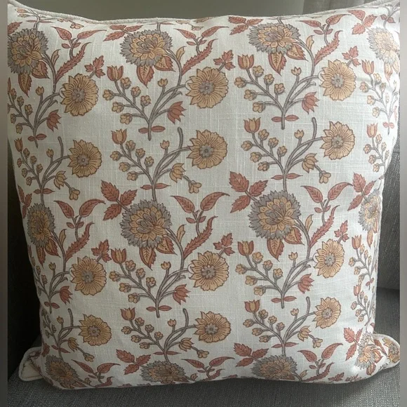 Floral Throw Pillow - Picture 5 of 6